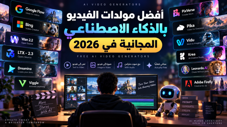 أفضل مولدات الفيديو بالذكاء الاصطناعي المجانية