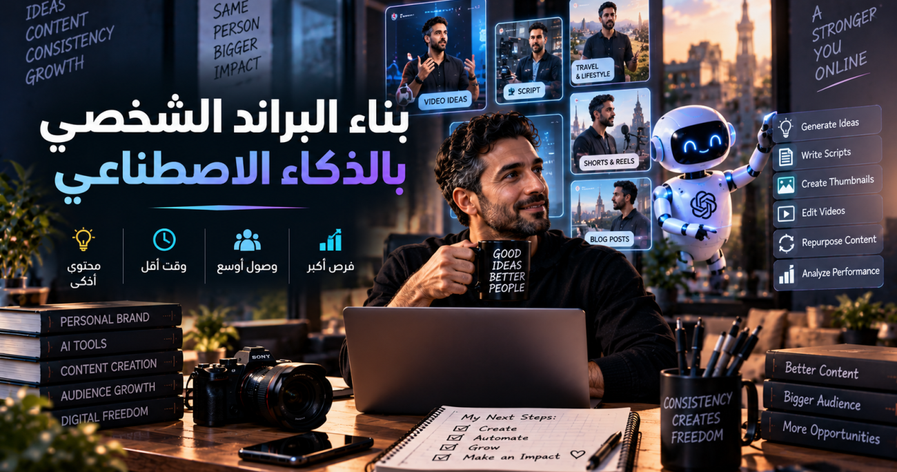 بناء البراند الشخصي بالذكاء الاصطناعي