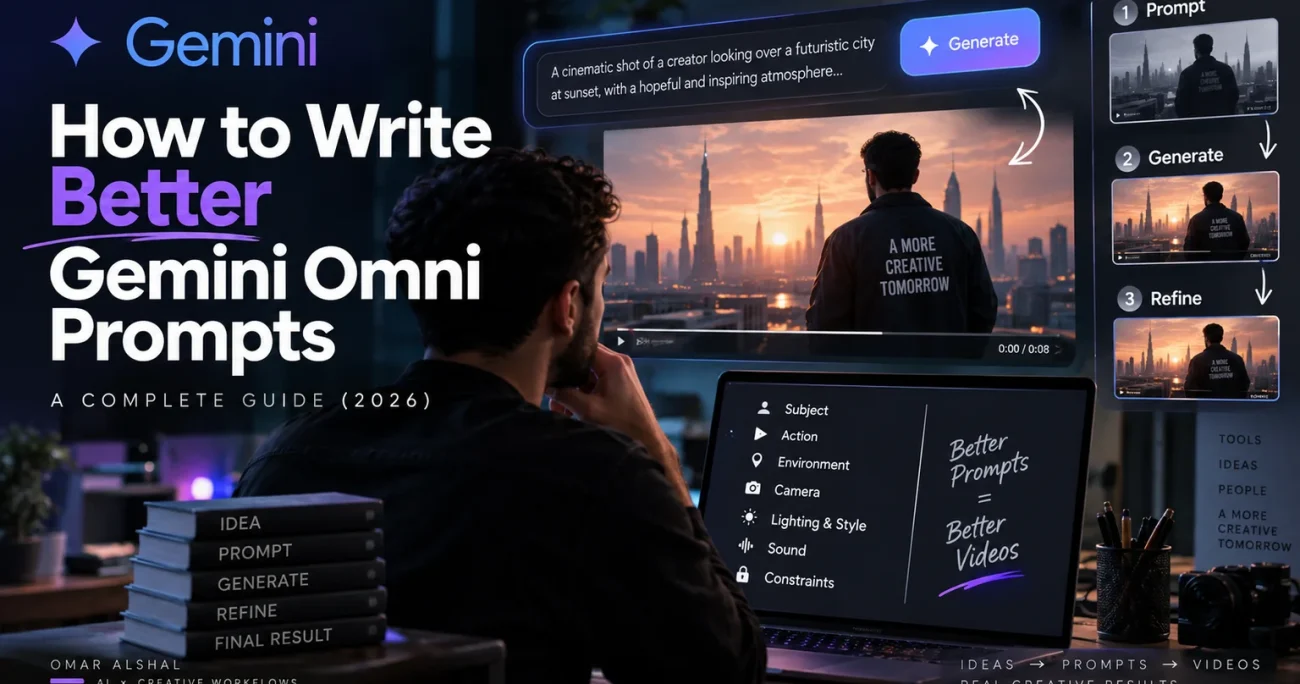 how to write Gemini Omni prompts